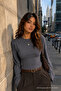 Women's Wing Sleeve Fit Textured Smoked Blouse - 4