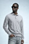 Men's Trend Casual Gray Knitwear Sweater - 2