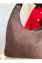 Women's Rabi Model Suede Hand & Shoulder Bag - 3