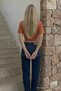 Women's Body-Fitting Powder Crop T-Shirt - 6