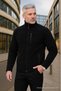 Black Color Zippered 3 Pockets Softshell Polar 5625 - Black - 6