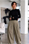 Women's Half-Throat Slim Basic 3-Piece Blouse - 7