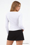 Women's Boat Neck Basic Slim Blouse 3-Piece Set - 3