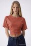 Women's Bat Sleeve Basic Tight 5-Piece Crop Blouse - 5