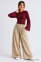 Women's Basic Wide Sleeve 3-Piece Crop Blouse - 3