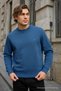 Men's Loose Crew Neck Wide 3-Piece Sweatshirt - 4