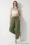 Kadın Basic Soft Haki Şalvar Pantolon - 3