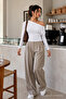 White Color Slim Fit Women's Basic Blouse - 4