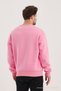 Men's Crew Neck Casual Pink Sweatshirt - 7