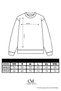 Women's Crew Neck Basic Oversize Sweatshirt Ecru - 3