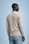 Men's Trend Casual Cream Knitwear Sweater - 6