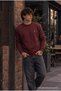 Men's Basic Seasonal Loose 3-Piece Sweatshirt - 3