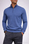 Men's Winter Loose Trendy Blue Knit Sweater