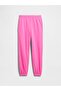 Girl's Pink Relaxed Fleece Sweatpants