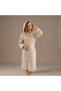 Viola Bamboo Unisex Bathrobe Natural - 3