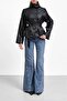 Premium Faux Leather Stand Collar Lined Women's Leather Jacket - 3