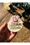 Plexi Baby Magnet with Rabbit Figure and Laser Flowers (20 Pieces)