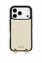 Hera iPhone 18 Pro / 17 Pro Compatible Floral Magsafe Wallet, Wristband, Case Set of 3 in Beige - 2