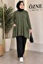 Plus Size A-Line Cotton Lycra Combed Cotton Tunic with Pocket Detail