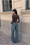 Women's Wide Leg Jeans High Waist - 5
