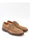 262002 Mink Tumbled Suede Lace-Up Casual Men's Shoes - 6