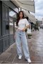 Women's Waist-Fitted Wide Collar Wide Sleeve Viscose Blouse - 6