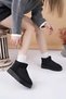 Ypr 8391 Black Suede Water Repellent Women's Boots with Fur Inside - 4