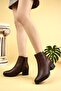 92160-1 Tan Genuine Leather Winter Women's Boots - 3
