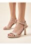 Ermod 1465 Women's Sandals with Ten Heels and Single Strap