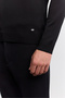 Men's Black Crew Neck Rayon Blend Regular Fit Sweater B005026 - 3
