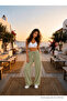 Comfortable Cut Summer Linen Trousers with Elastic Waist - 2