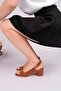 Gabbel 201 Tan Back Rubber Women's Sandals - 3