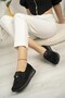 Sdf 332 Black Suede Stone Women's Shoes