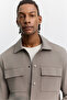 Men's Mink Classic Collar Wrinkle-Resistant Quick-Dry Technical Fabric Comfort Fit Shirt Jacket A62Y2518 - 2