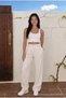 High Waist Wide Leg Loose Fit Comfortable Palazzo Trousers - 6