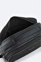 Men's Black Compartmentalized Handbag and Shaving Bag B009770 - 6