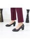 Desca 220 Black Laser Heeled Casual Women's Shoes - 2