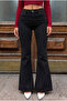 High Waist Stretchy/Lycra Bell Bottom Jeans - 3