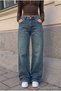 Women's Wide Leg Jeans High Waist - 2