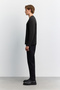 Men's Black Crew Neck Long Sleeve Basic Modal Regular Fit T-Shirt A62Y1032 - 3
