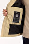 Men's Beige Hooded Goose down Water Repellent Windproof -10 Degree Resistant Regular Fit Puffer Coat - 3