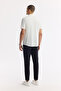 Men's White Classic Collar Wrinkle-Resistant Technical Fabric Short Sleeve Comfort Fit Shirt A51Y2141 - 4