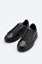 Men's Black 100% Leather Casual Shoes A61Y8006 - 2