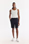 Men's Black Elastic Waist Breathable Modal Blend Soft Touch Relaxed Fit Shorts A61Y3703 - 7