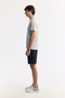Men's Light Gray Crew Neck Printed Soft Touch Regular Fit T-Shirt A51Y1106 - 3