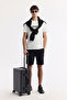 Men's White Crew Neck Printed Rayon Soft Touch Regular Fit T-Shirt A51Y1031 - 7