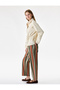 Drawstring Openwork Collar Buttoned Pocketed Long Sleeve Seasonal Jacket - 3