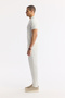 Men's Ecru Polo Neck Viscose Blended Basic Knitwear Regular Fit T-Shirt B005120 - 3