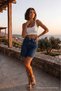 Women's High-Waisted 5-Pocket Straight Fit Shorts Jeans - 5