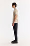 Men's Mink Non-Curling Polo Collar Zippered Bi-Stretch Interlock Regular Fit T-Shirt A61Y1003 - 3